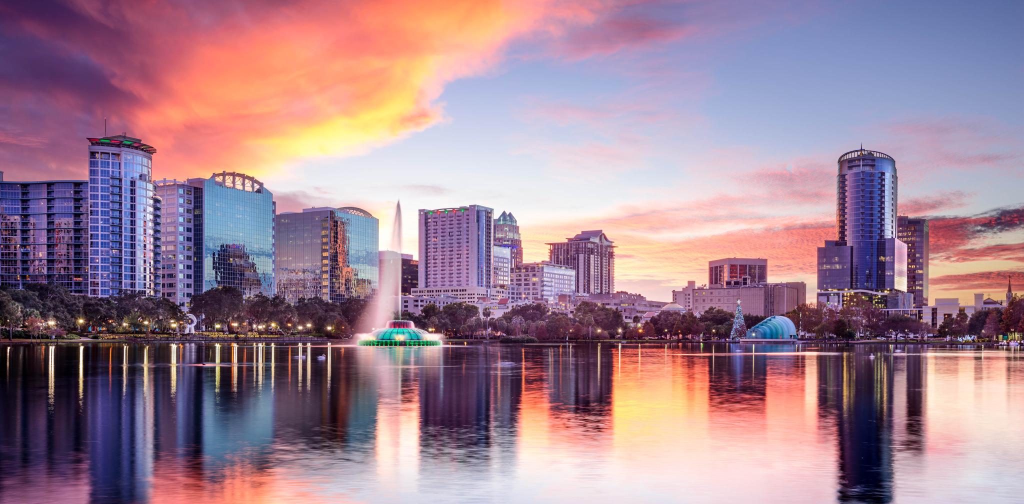 Orlando Skyline Dusk