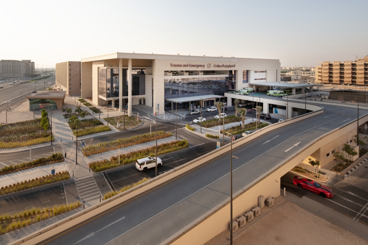 Hamad Medical Center Exterior from Above