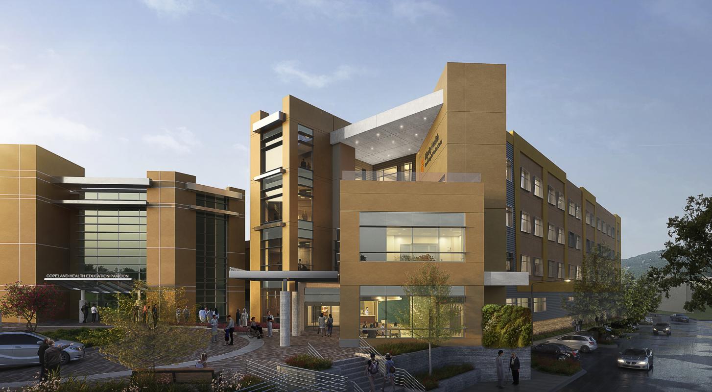 Rendering of Exterior of French Medical Center 