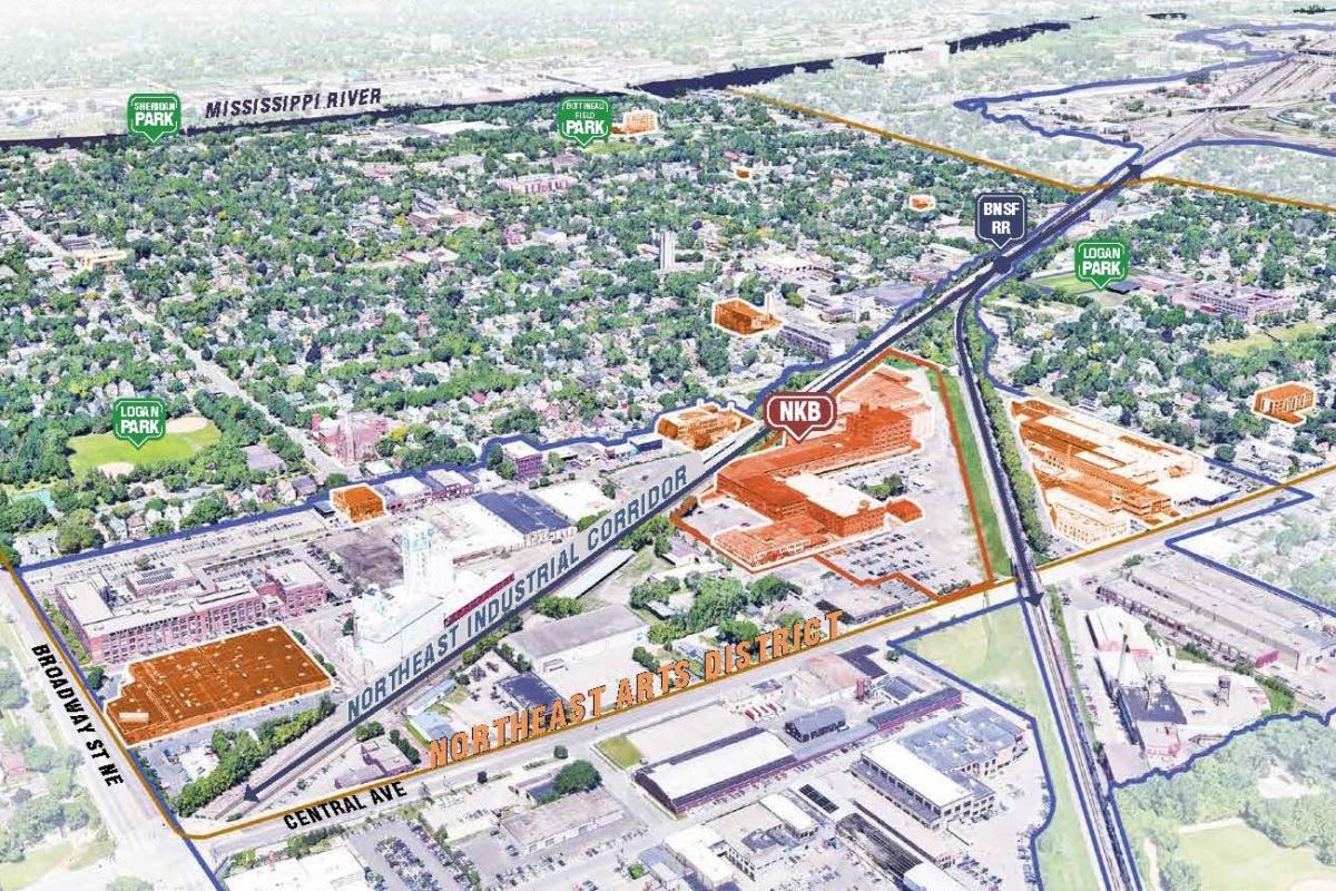 Northrup King Building - site context