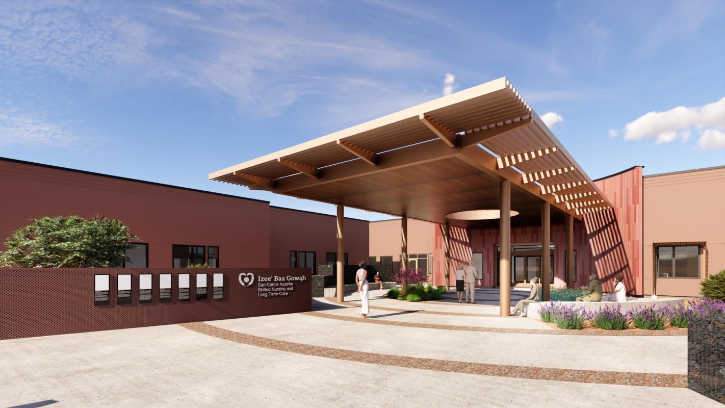 Sadie Kniffin Long Term Care Exterior Entrance