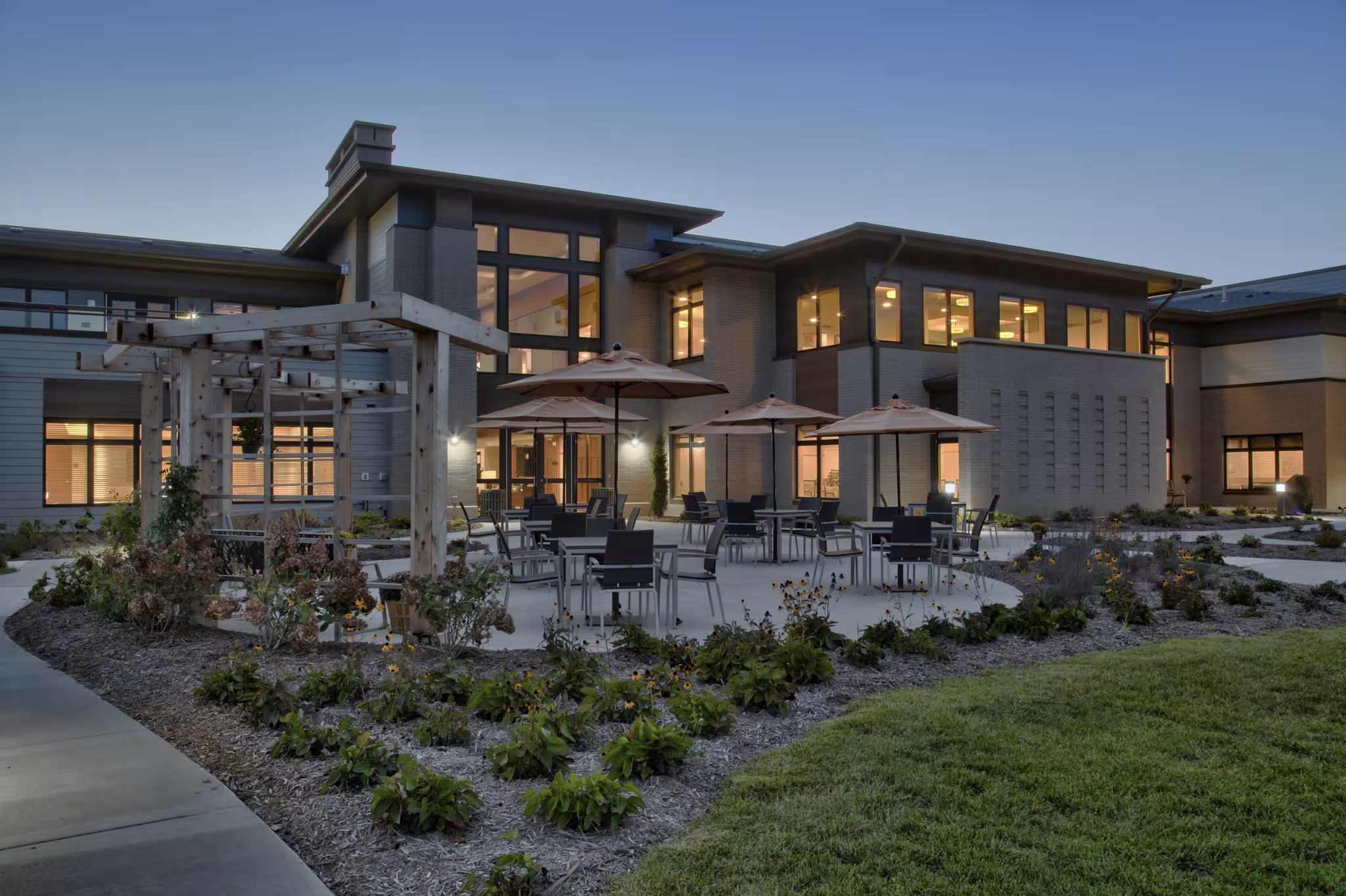 Nighttime dusk Exterior