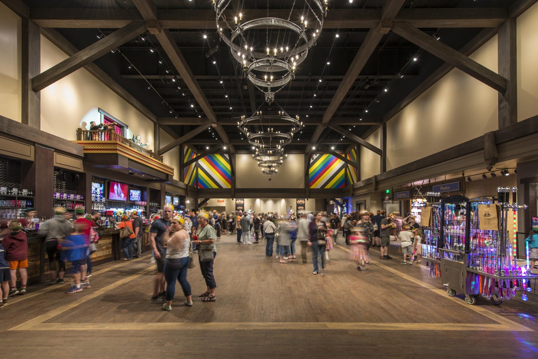 Lobby at Medieval Times