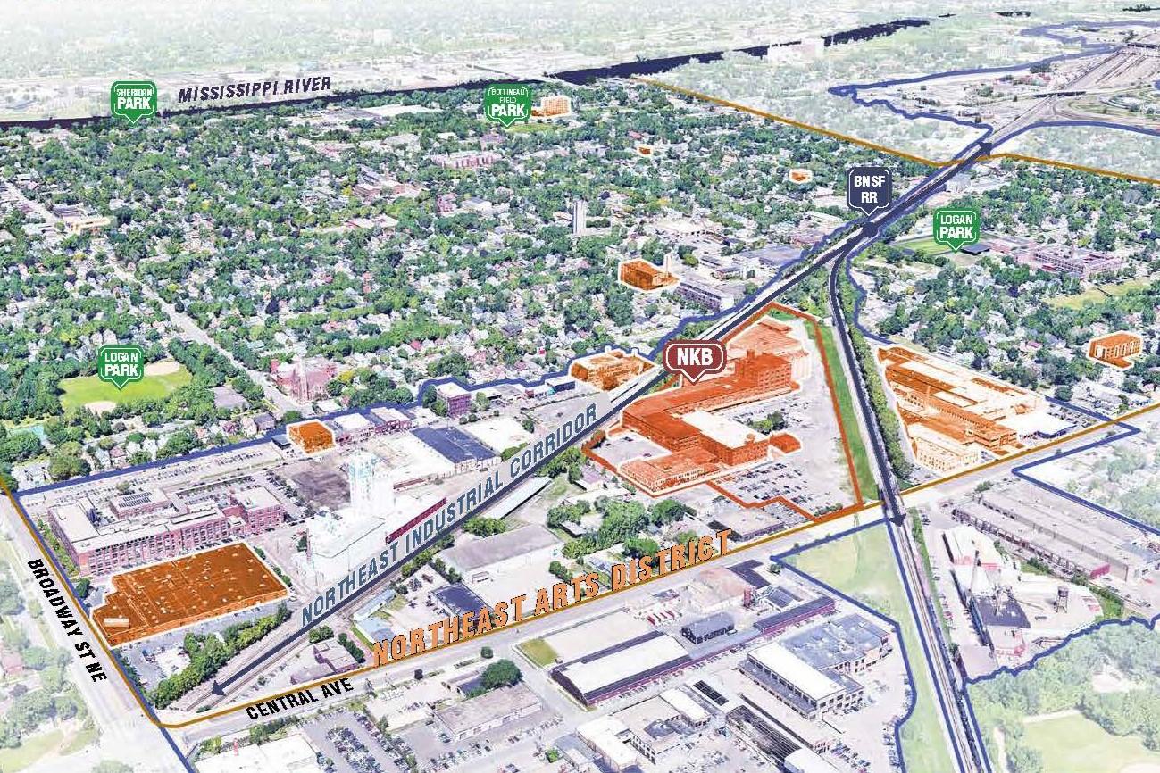 Northrup King Building - site context