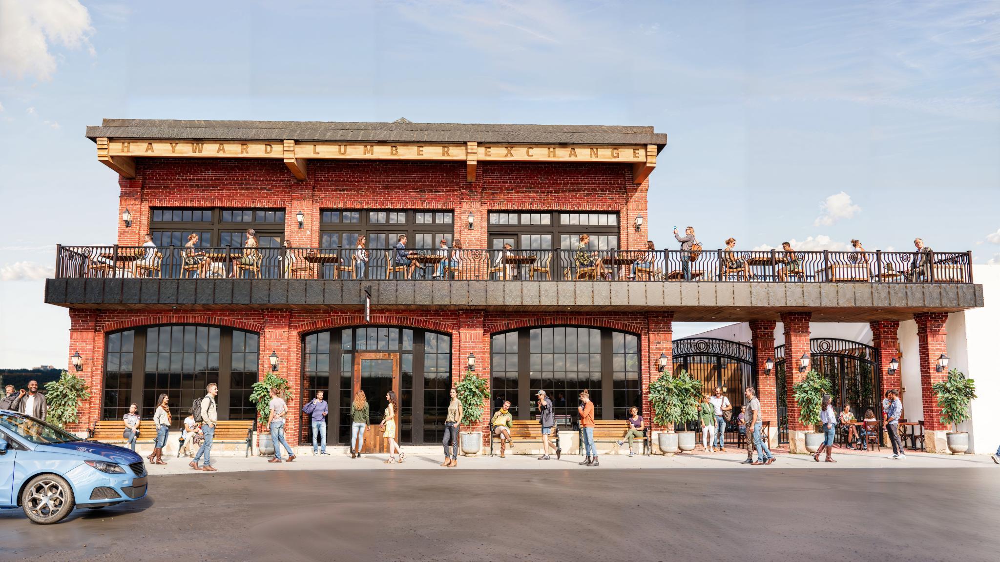 Lumber Exchange Exterior Rendering