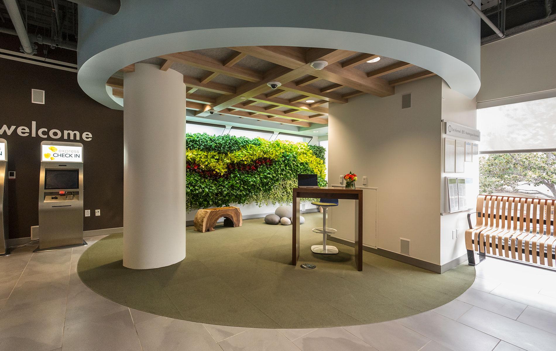 Kaiser Santa Monica Medical Office Building Tenant Improvement Interior welcome