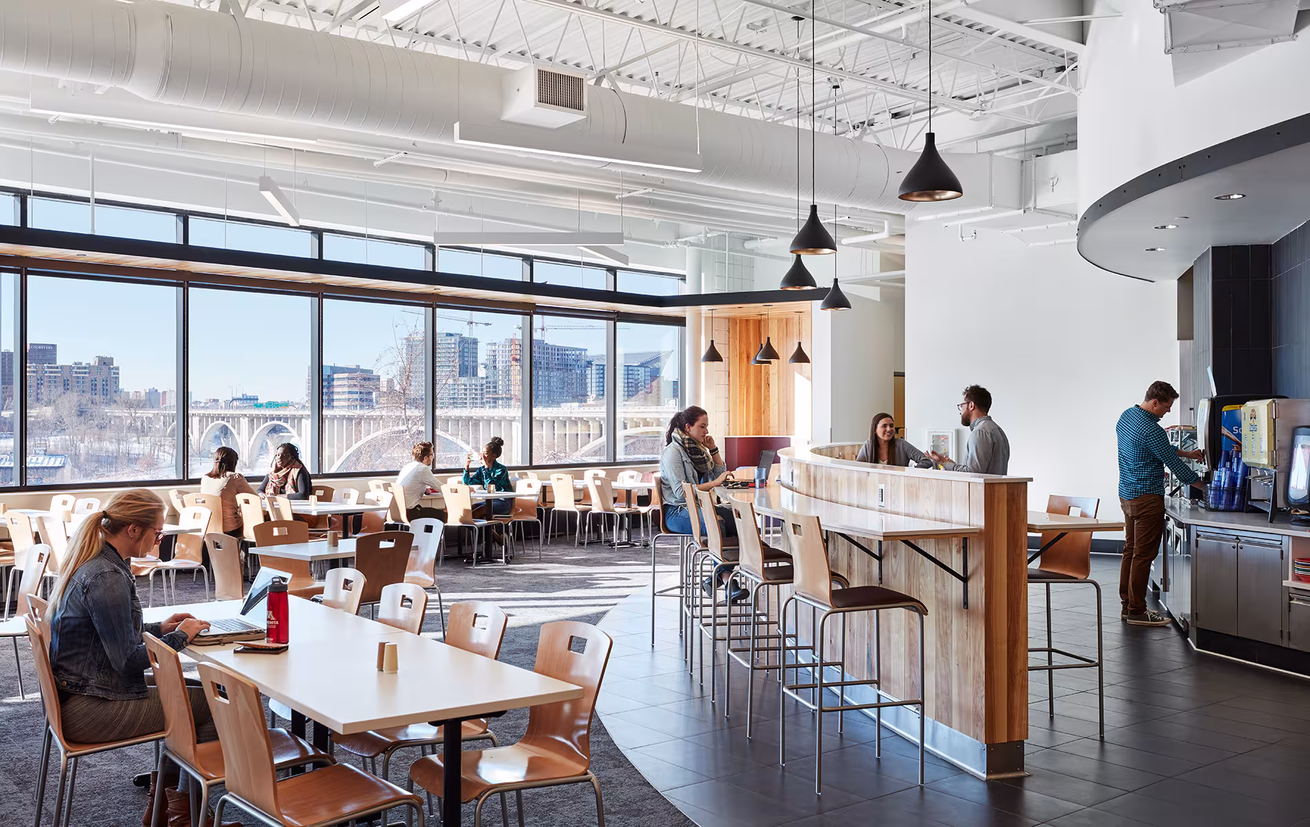 University of Minnesota Sanford Hall Dining Facility Renovation Interior