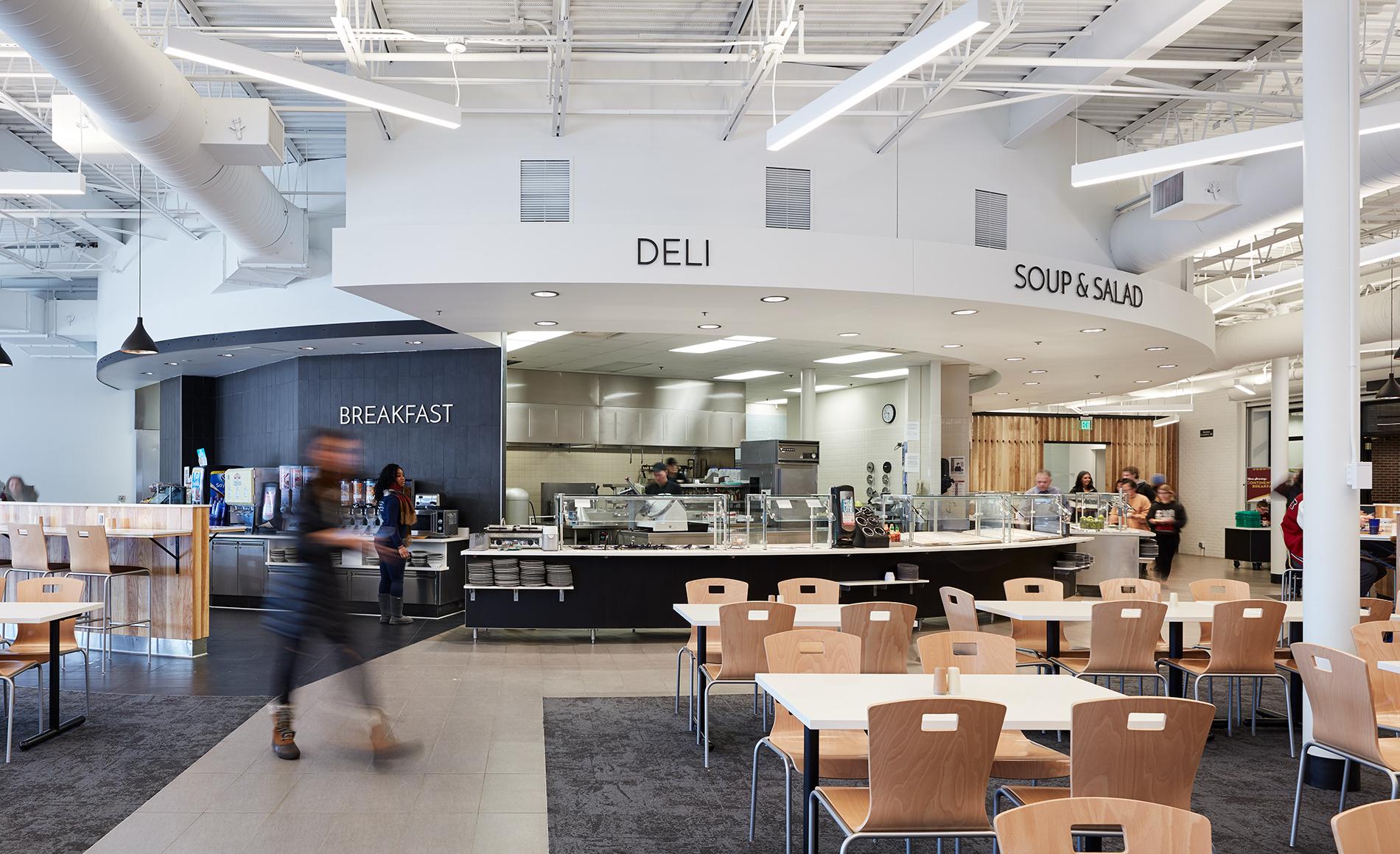 University of Minnesota Sanford Hall Dining Facility Renovation Interior
