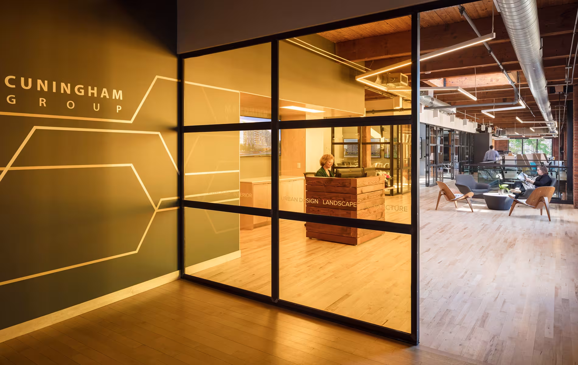 Cuningham Group Minneapolis Office Interior Front Entrance