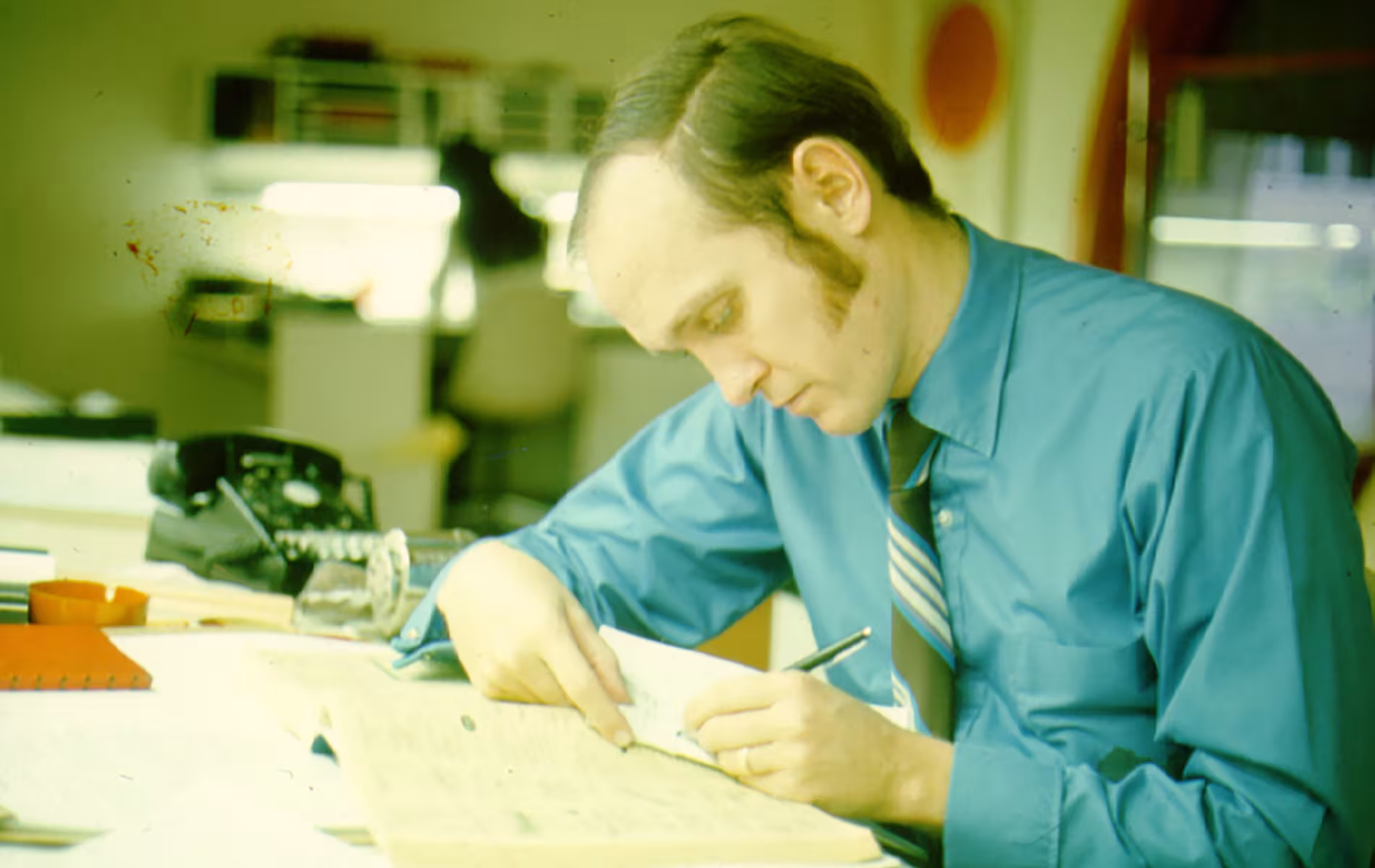 John Cuningham working