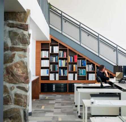 Cuningham Group Phoenix Office Interior Reference Library