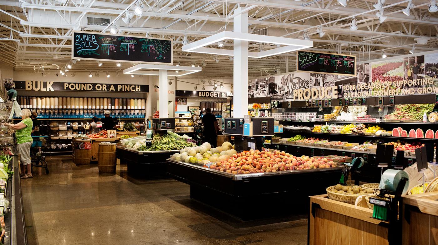 Wedge Community Co-op Interior with people