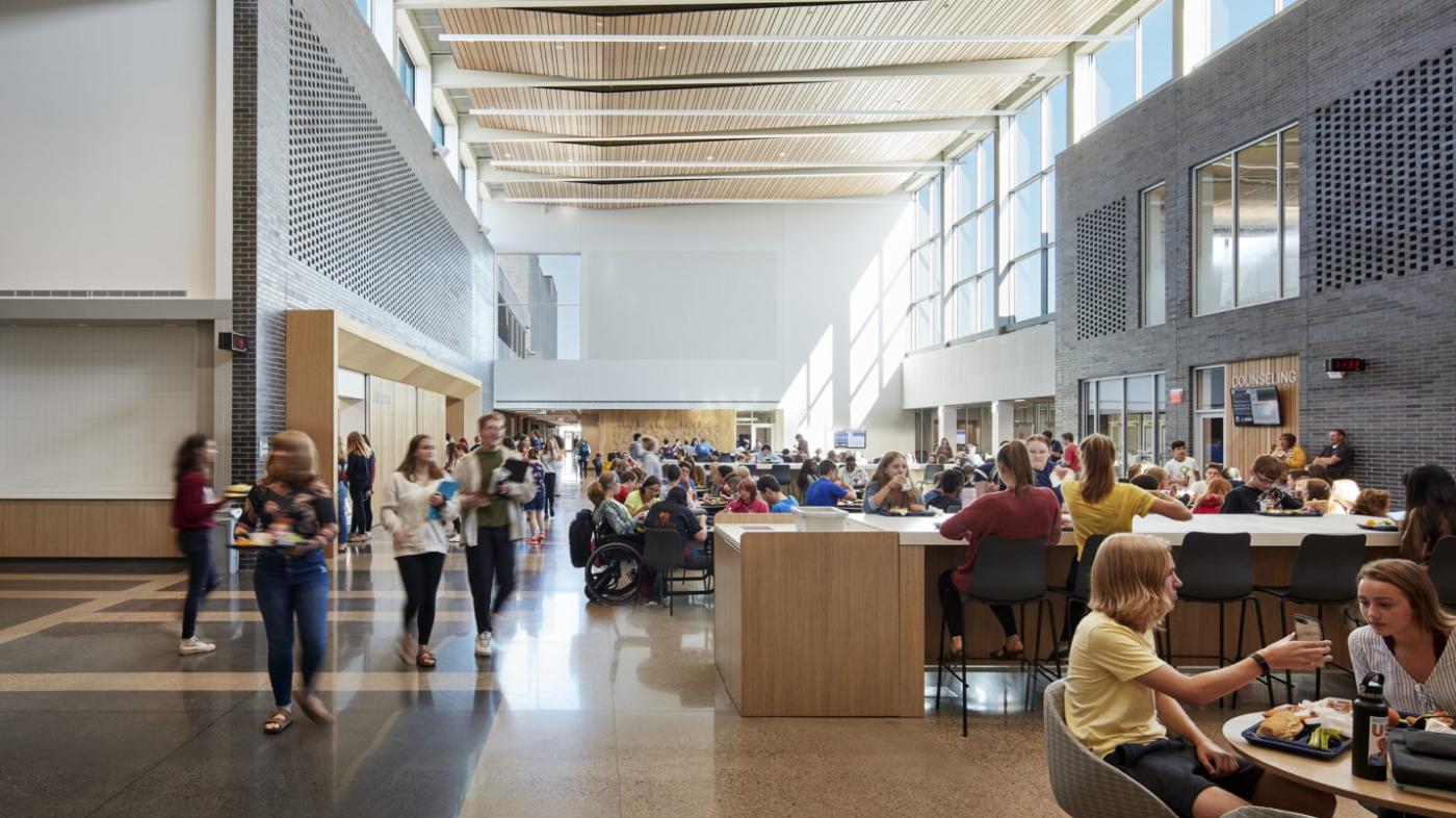 Interior of Sartell High School