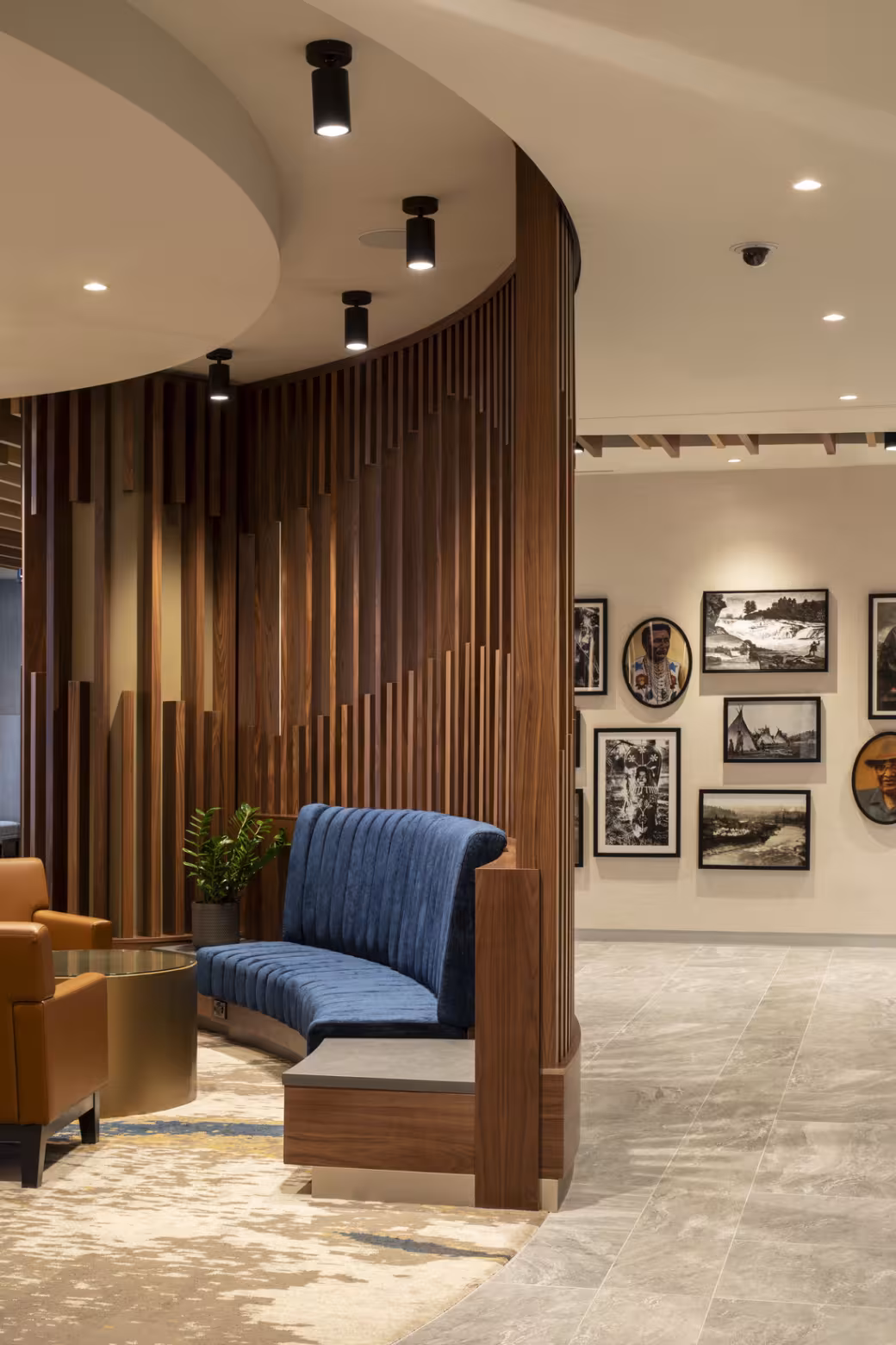 Spokane Hotel Lobby Photo Wall