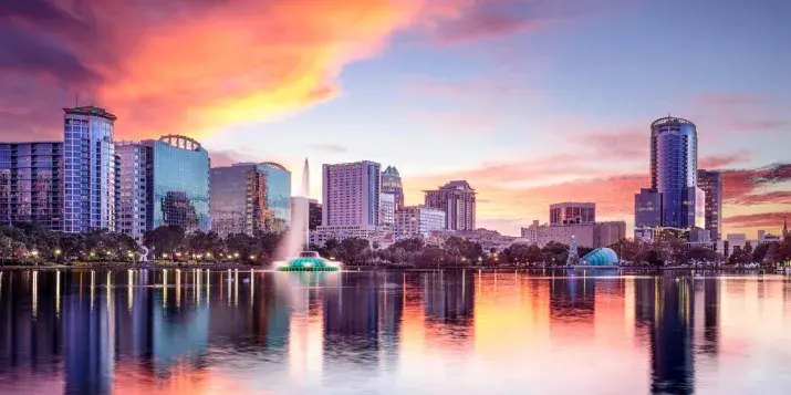 Orlando Skyline Dusk