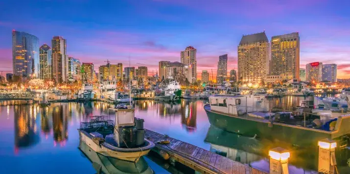 View of San Diego from POint Loma