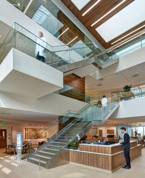 Sharp Rees Stealy Rancho Bernardo Tenant Improvement Interior with people