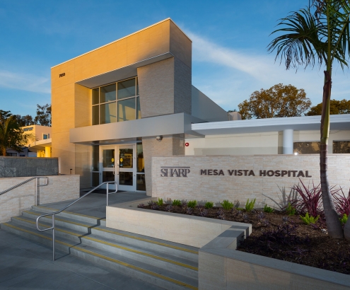 Sharp Mesa Vista Hospital Expansion and Renovation Exterior