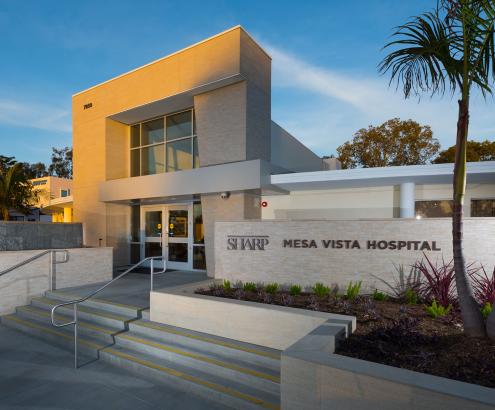 Sharp Mesa Vista Hospital Expansion and Renovation Exterior
