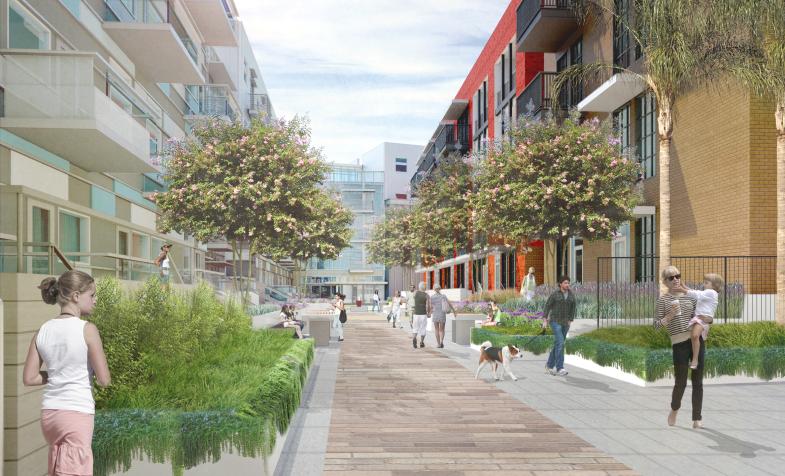 Pedestrian COurtyard