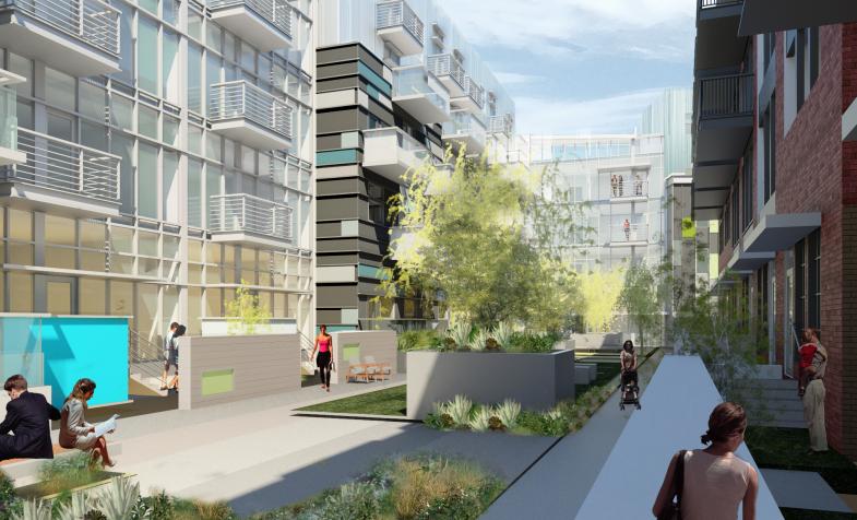 Pedestrian COurtyard
