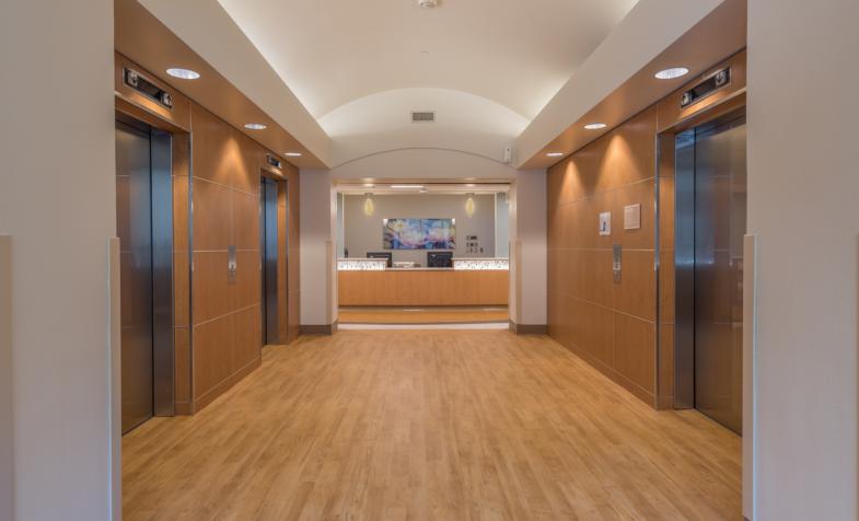 Elevator Lobby at Sharp Mary Birch