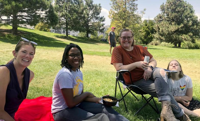 Group photo at Interdependence Day celebration in Denver 2021