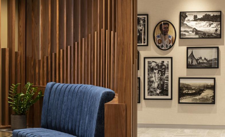Spokane Hotel Lobby Photo Wall