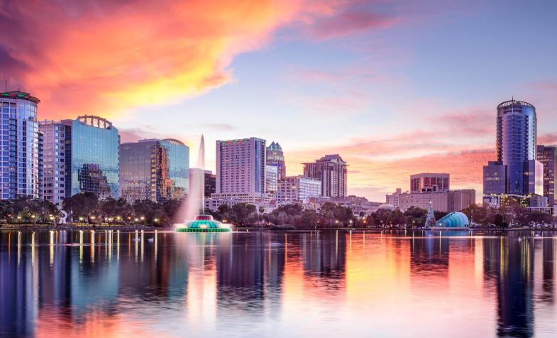 Orlando Skyline Dusk