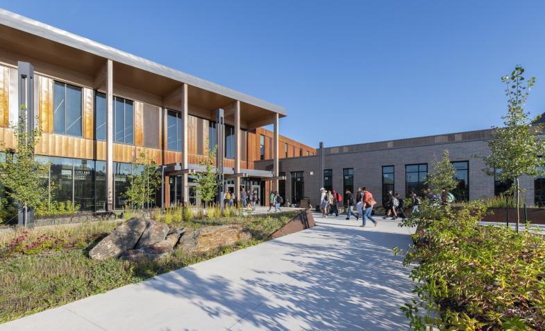 Exterior of High School