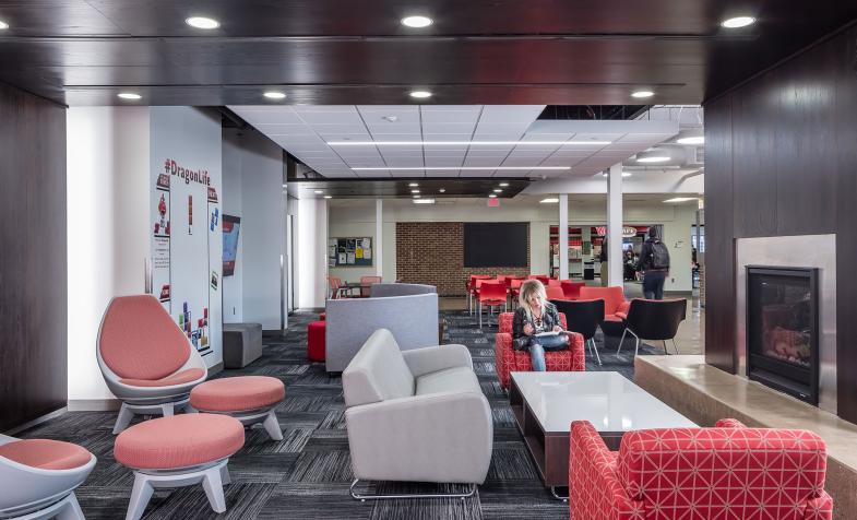 MSU Moorhead Comstock Memorial Union Interior