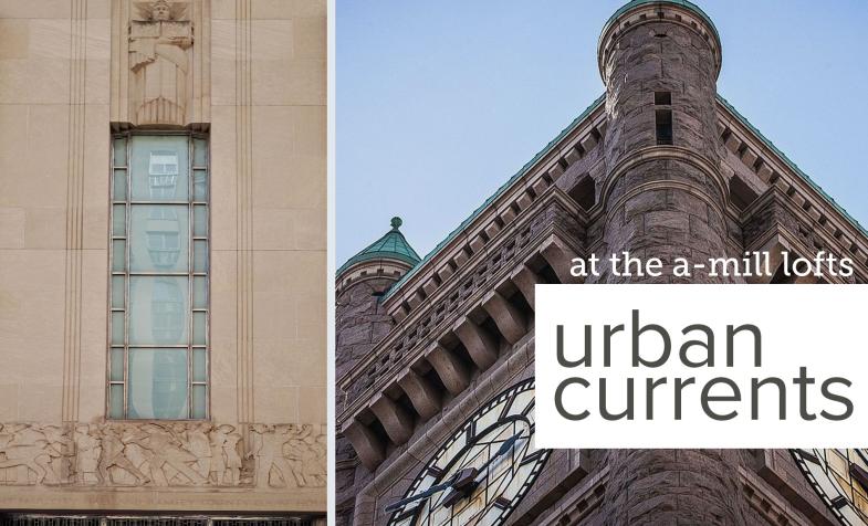 Urban Currents A-Mill Lofts Graphic