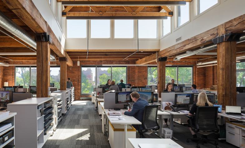 Cuningham Group Minneapolis Office Interior Office Workspace