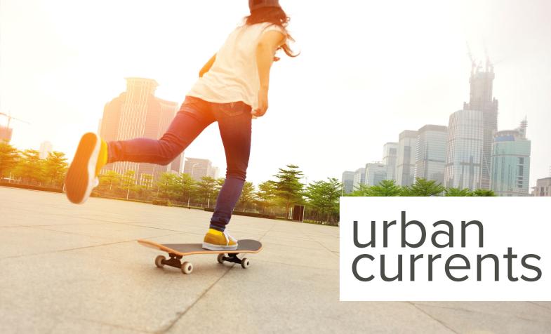urban currents skateboarding graphic