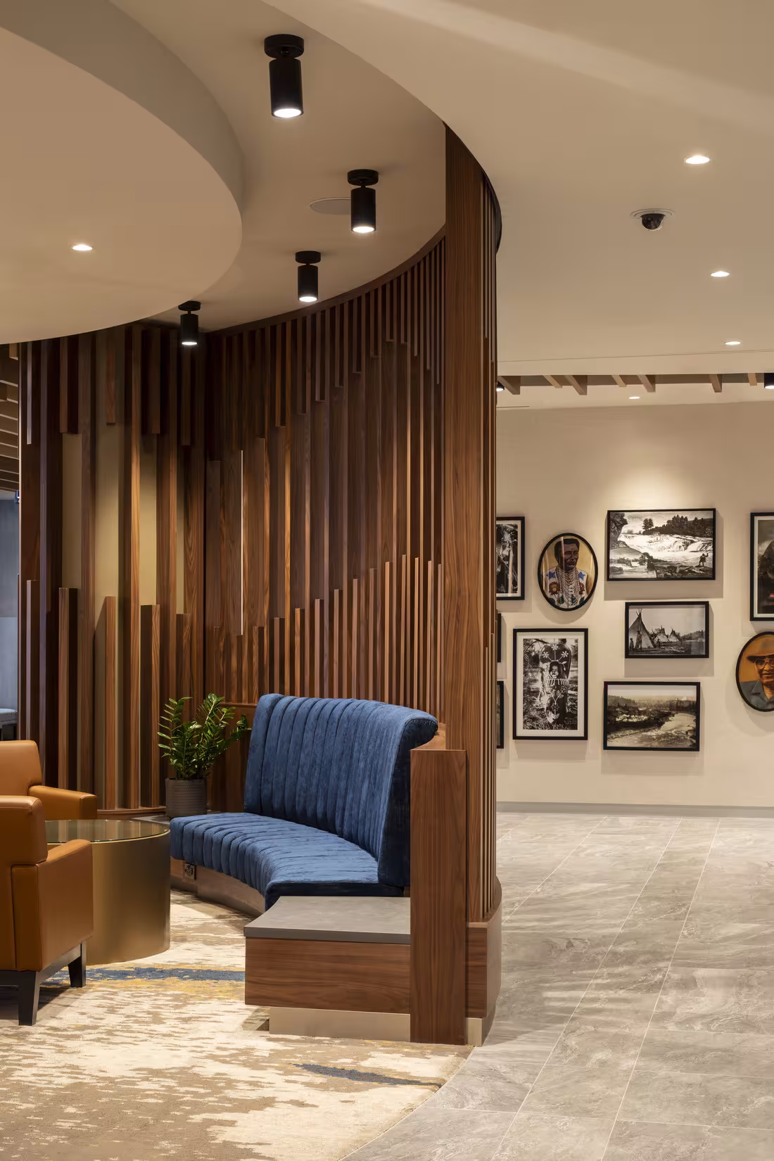 Spokane Hotel Lobby Photo Wall