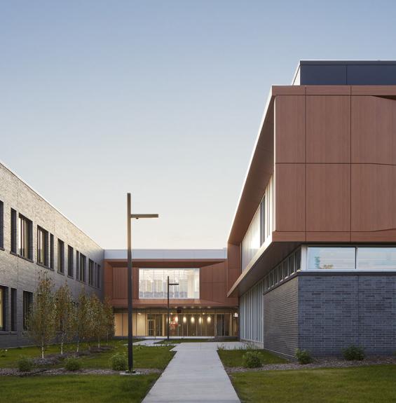 Exterior of Sartell High School